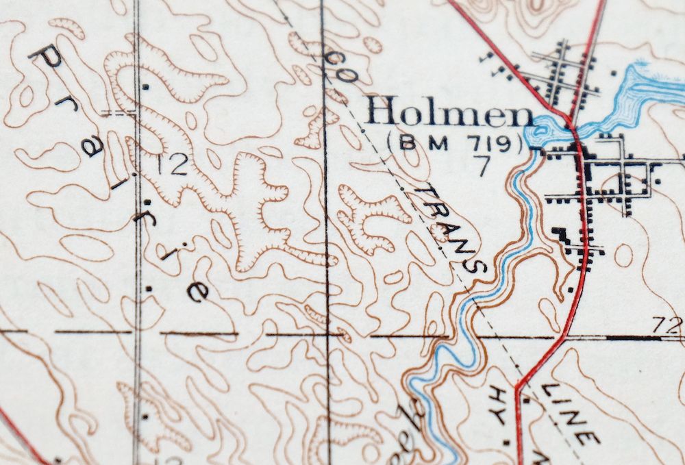 1930 La Crescent Minnesota Wisconsin Vintage USGS Topo Map La Crosse