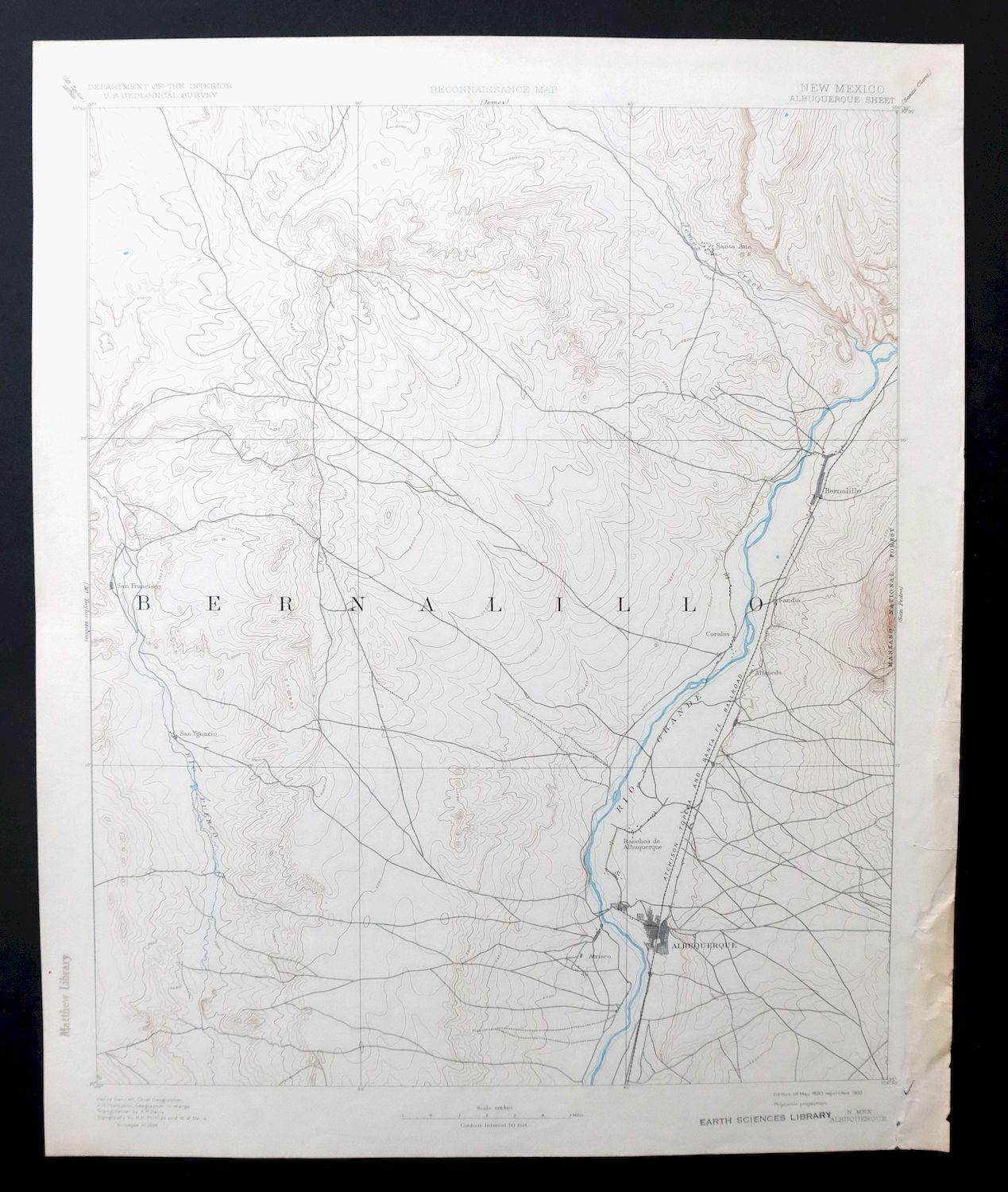 16x20 1867 New Mexico /& Arizona Historic State Map