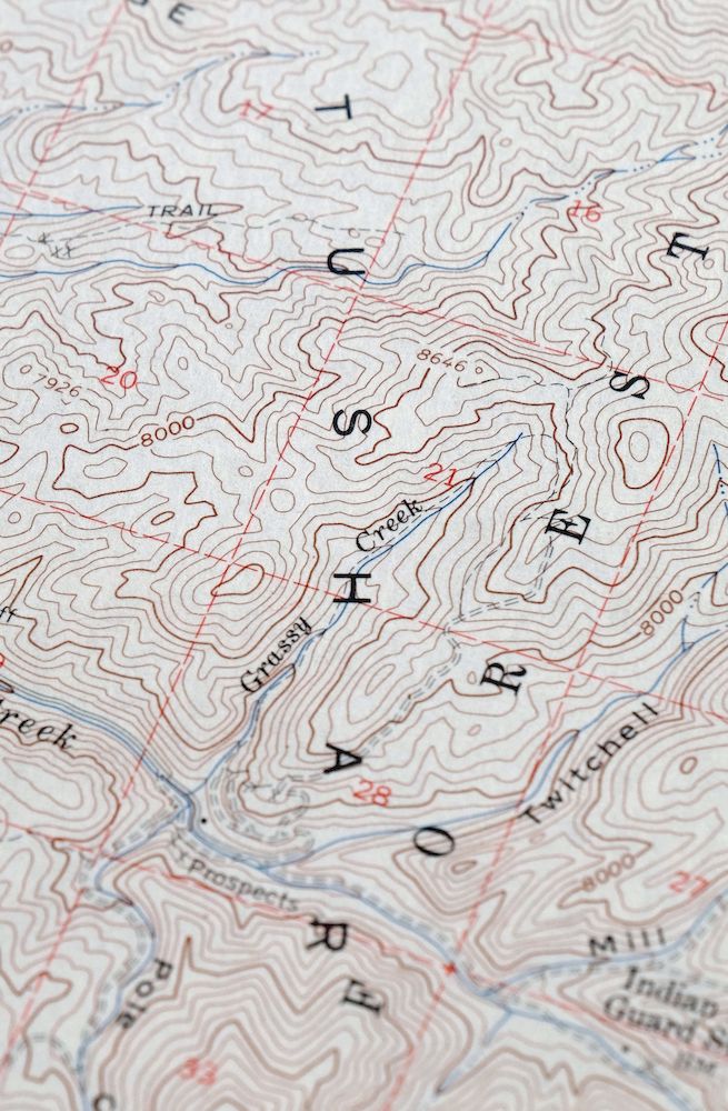 Beaver Utah Vintage USGS Topo Map 1958 Tushar Mountains pre-Interstate ...