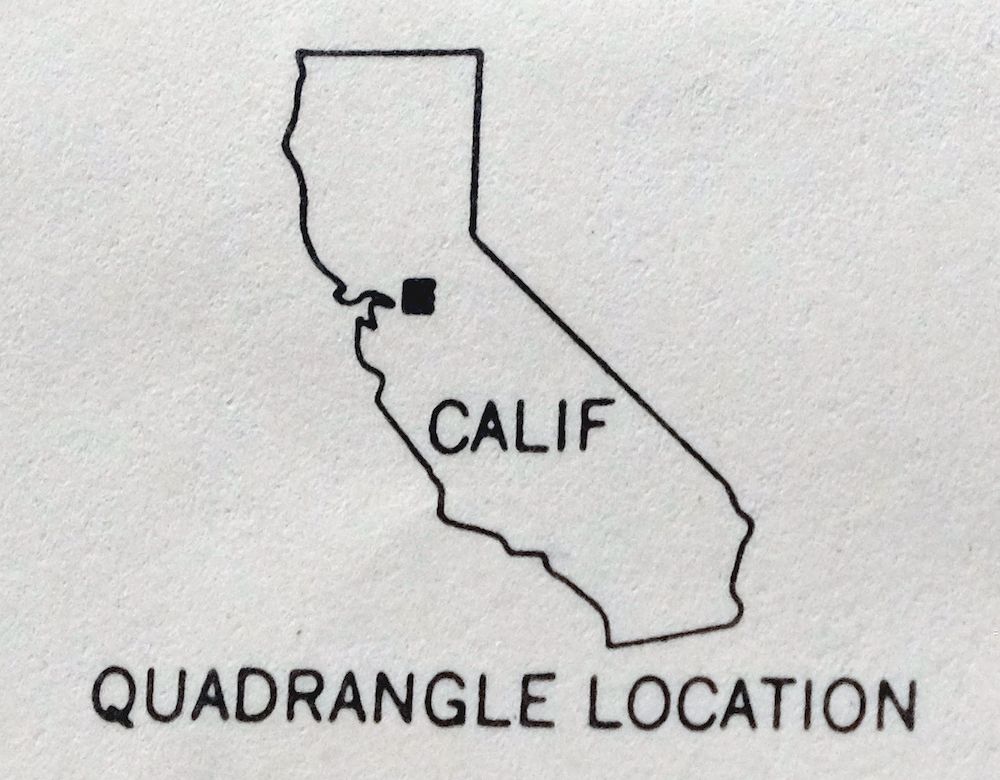 Pittsburg California Vintage USGS Topographic Map 1953 Concord