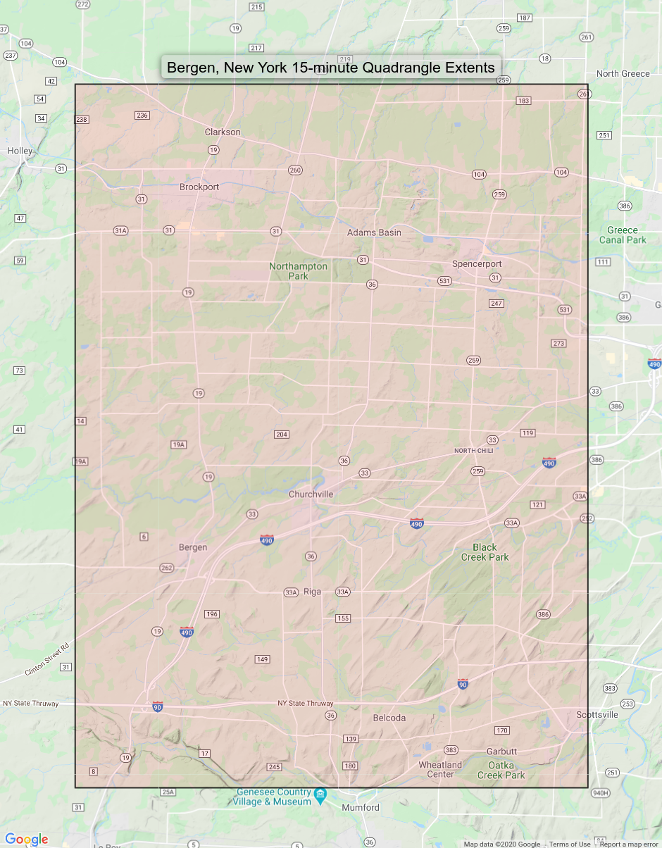 Brockport New York Rare Antique USGS Topo Map 1899 Spencerport