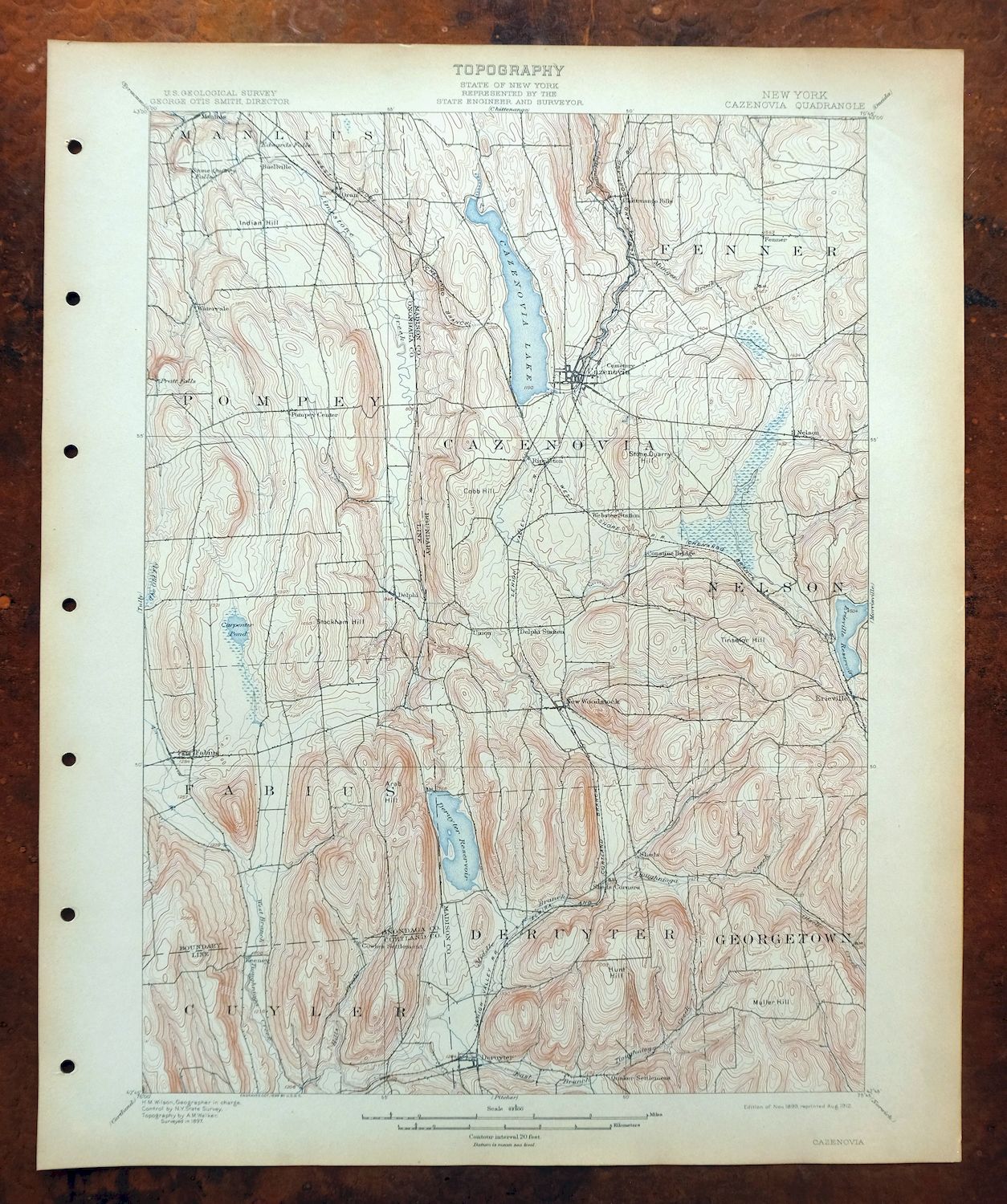 Cazenovia Ny 1890 Vintage City Maps Restored City Map - vrogue.co