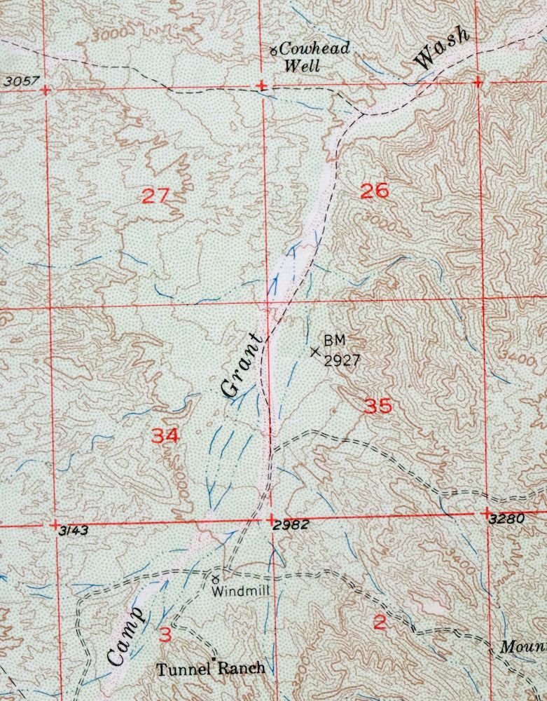 Winkelman Gila River Tortilla Mountains Arizona Vintage USGS Topo Map