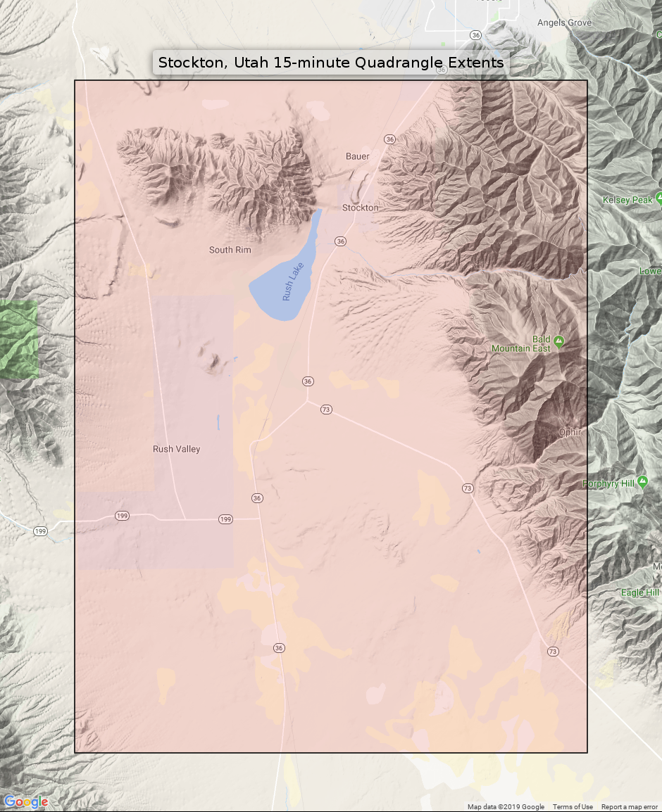 Stockton Utah Vintage Original USGS Topo Map 1918 Rush Valley Oquirrh