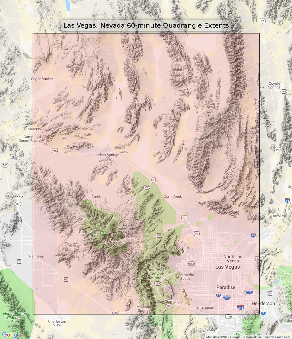 Las Vegas Nevada Historical Antique 1908 Usgs Old Topo Map