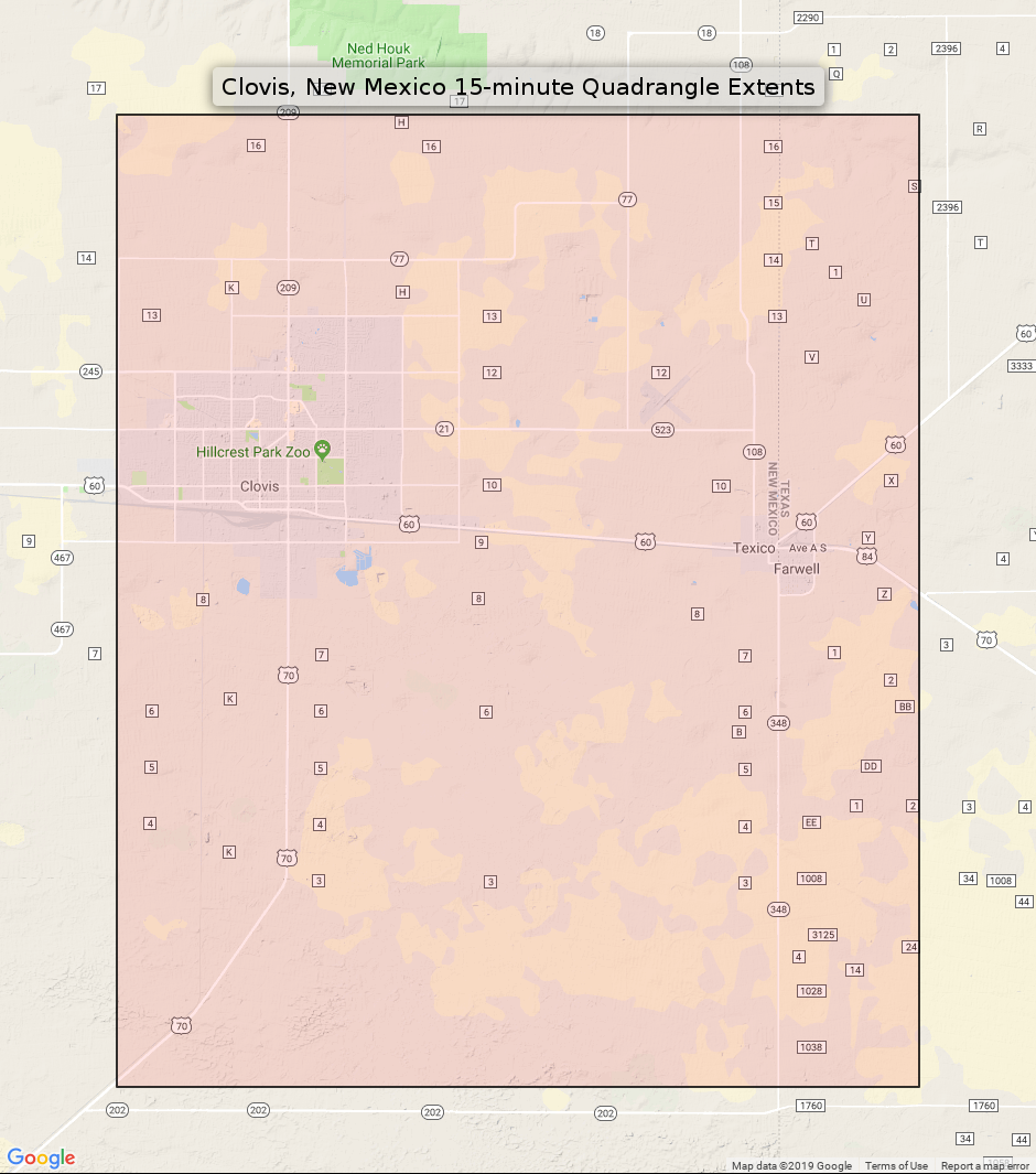 1957 Clovis New Mexico Texas Texico Vintage 15minute USGS Topographic Topo Map eBay