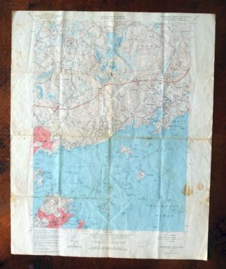 Marblehead North Massachusetts Salem USGS Topo Map 1965