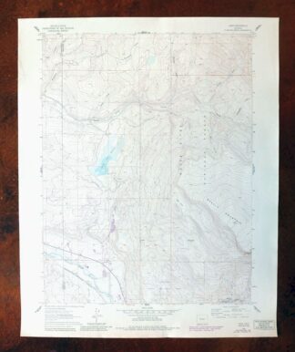 Leon White River NF Colorado USGS 7.5-Min Topo Map 1988