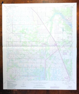 Rood Florida Jupiter Tequesta USGS Topographic Map 1983