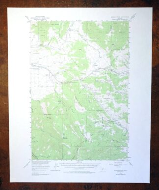 Bozeman Pass Montana USGS 15-Min Topo Map 1978 Vintage