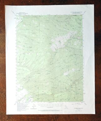 Panther Spring California USGS 15-Min Topo Map 1970 Vintage