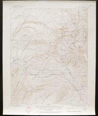 La Plata Hesperus Colorado USGS 15-Min Topo Map 1956 Vintage