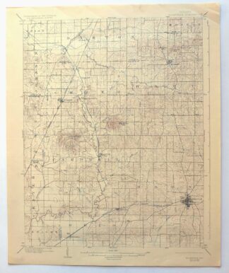 Boonville Evansville Indiana USGS 15-Min Topo Map 1925