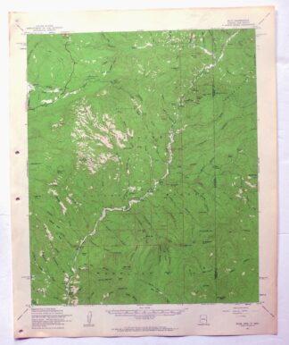 Blue Arizona Apache NF USGS 15-Min Topo Map 1963 Vintage
