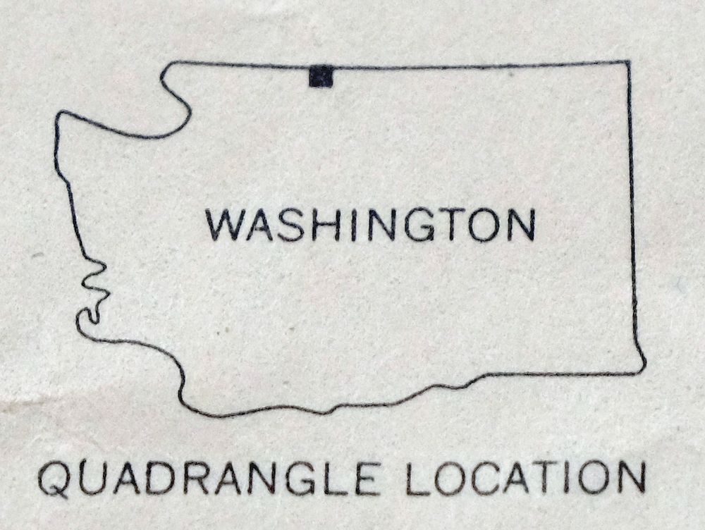 Mount Shuksan Washington USGS 15-Min Topo Map 1957 Vintage - Image 3