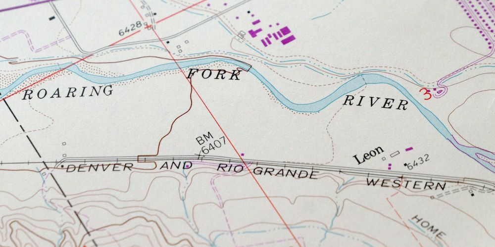 Leon White River NF Colorado USGS 7.5-Min Topo Map 1988 - Image 3