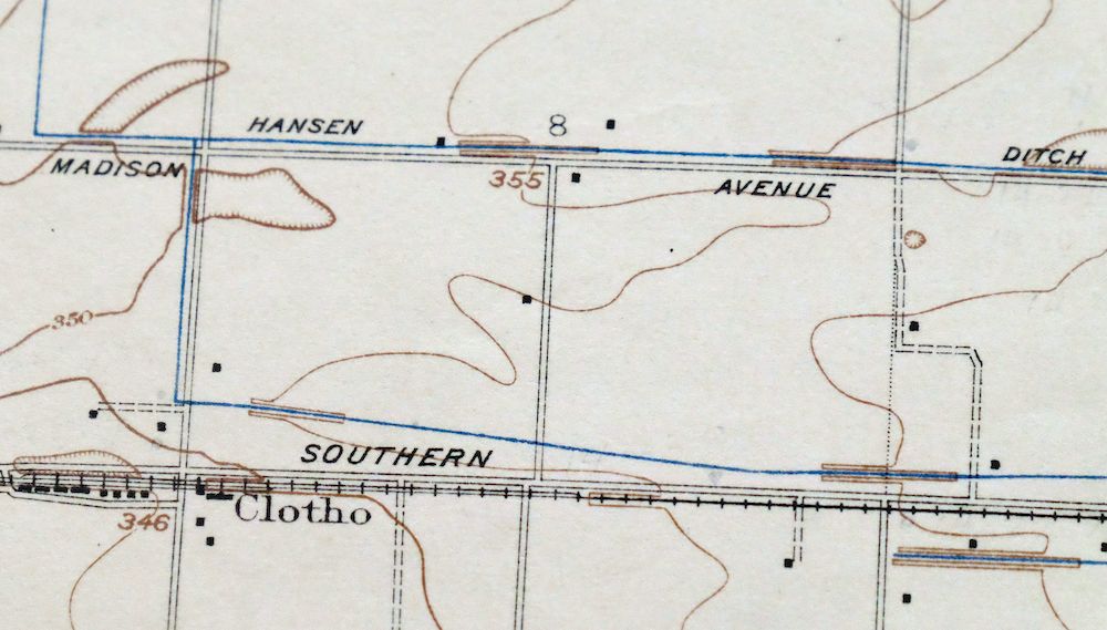 Sanger Del Ray Clotho California USGS 7.5-Min Topo Map 1923 - Image 3