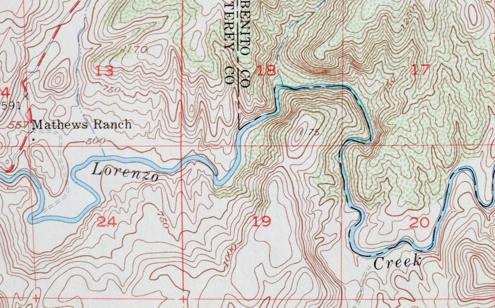 Greenfield California Salinas River USGS Topo Map 1973 - Image 3