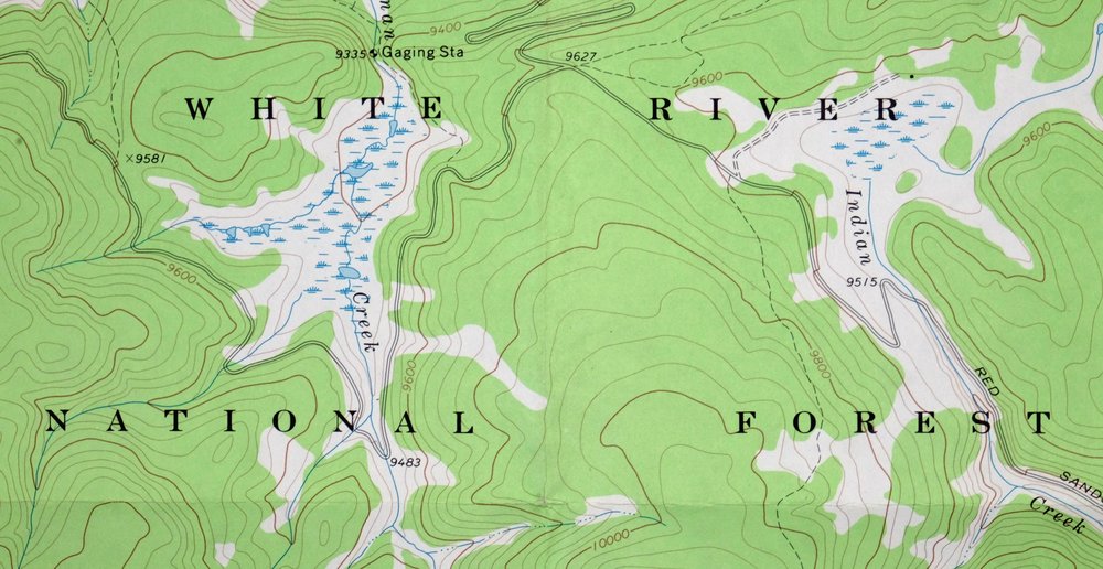 Vail West Colorado Avon USGS 7.5-Min Topo Map 1973 Vintage - Image 2