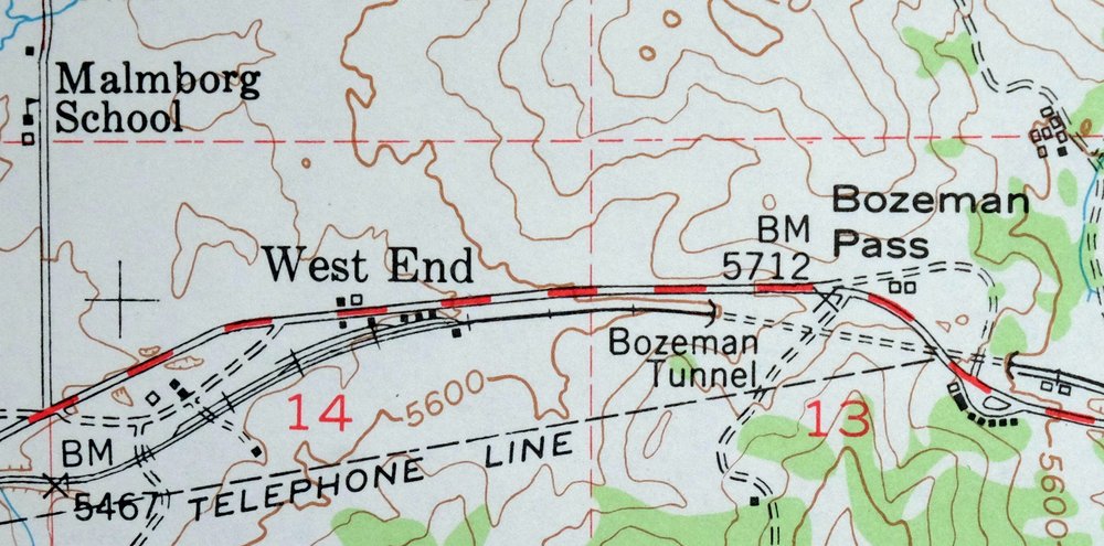 Bozeman Pass Montana USGS 15-Min Topo Map 1978 Vintage - Image 4