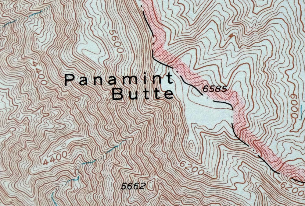 Panamint Butte California USGS 15-Min Topo Map 1967 Vintage - Image 5