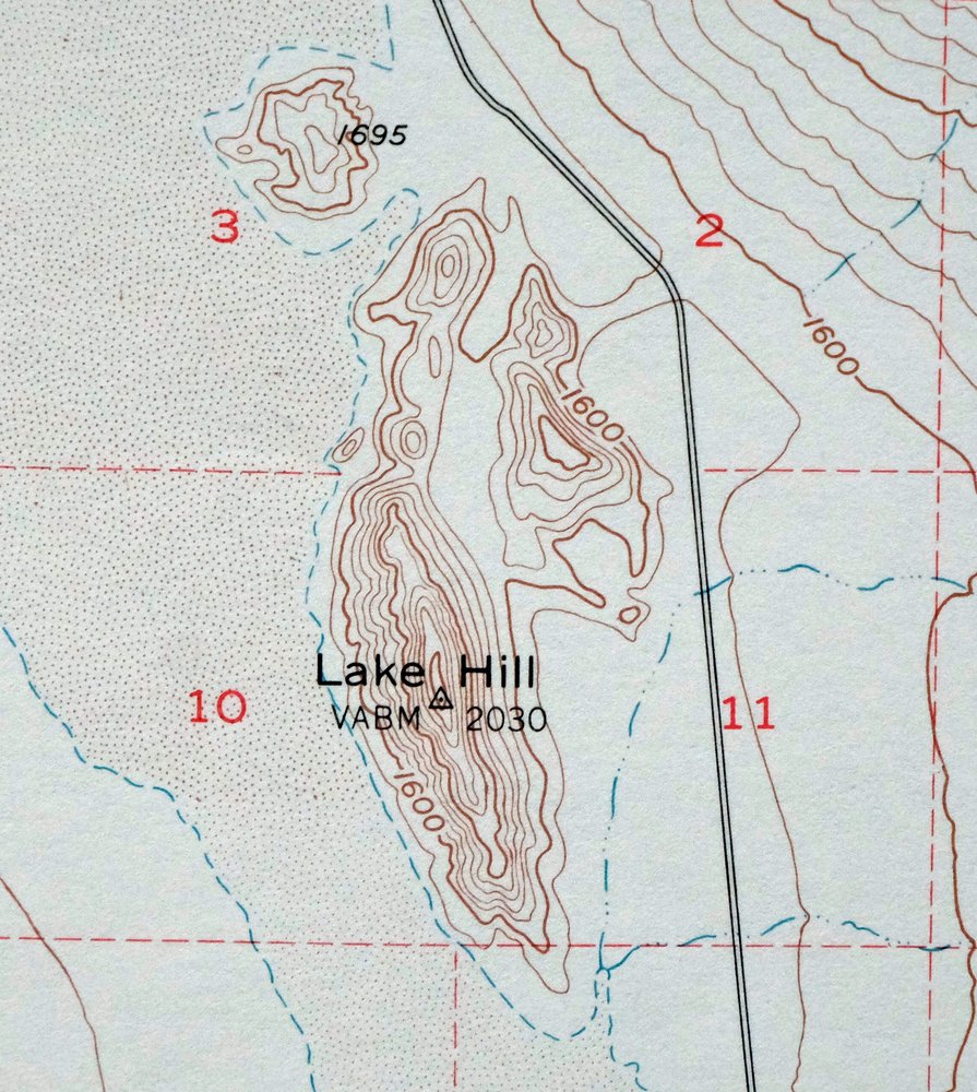 Panamint Butte California USGS 15-Min Topo Map 1967 Vintage - Image 2