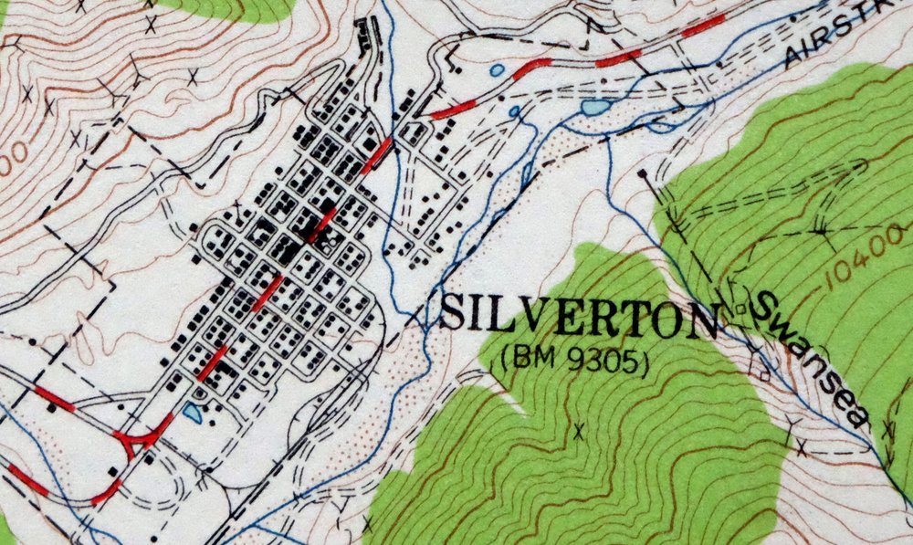 Silverton Colorado Camp Bird USGS Topo Map 1962 Vintage - Image 2