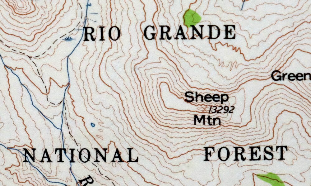 Silverton Colorado Camp Bird USGS Topo Map 1962 Vintage - Image 3