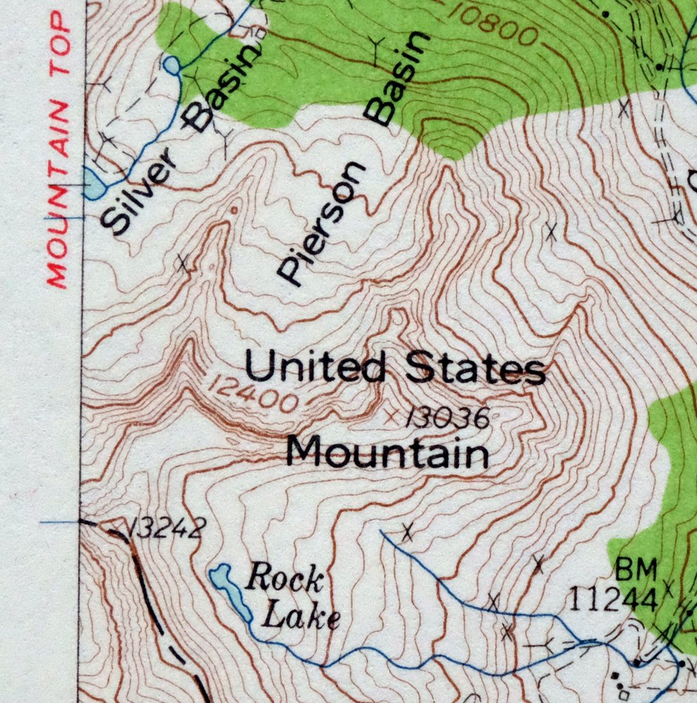 Silverton Colorado Camp Bird USGS Topo Map 1962 Vintage - Image 5