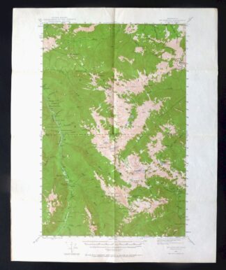 Mount Angeles Washington Olympic NF USGS Topo Map 1964