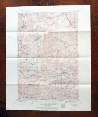 Mount Aix Washington Goose Prairie USGS 30-Min Topo Map 1961