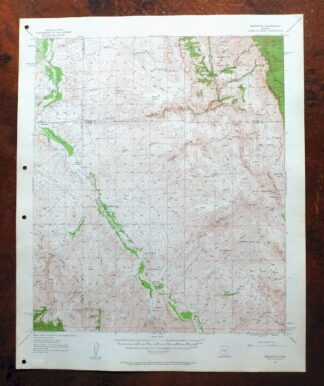 Redington Arizona Galiuro Wilderness USGS Topo Map 1961
