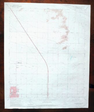 Casa Grande East Arizona USGS 7.5-Min Topo Map 1975 Vintage