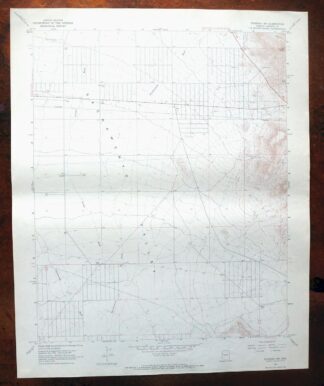 Kingman NW Arizona Golden Valley USGS Topo Map 1968 Vintage