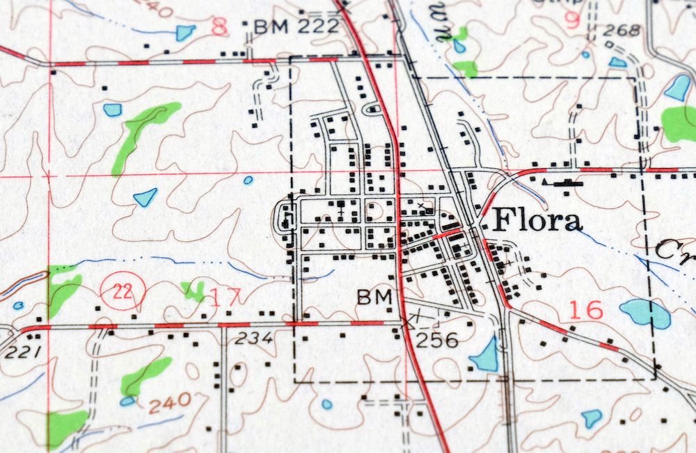 Flora Mississippi Tinsley Bentonia USGS 15-Min Topo Map 1967 - Image 2