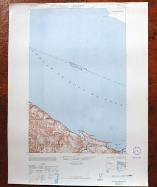 Clallam Washington USGS 15-Min Topographic Map 1947 Vintage