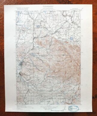 Chehalis Washington Lacey Tumwater USGS Topographic Map 1916