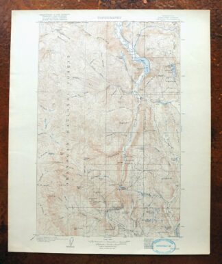 Chopaka Washington Okanogan NF USGS Topographic Map 1917