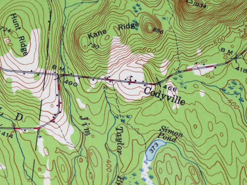 Waite Maine Topsfield USGS 15-Min Topo Map 1959 Vintage - Image 2