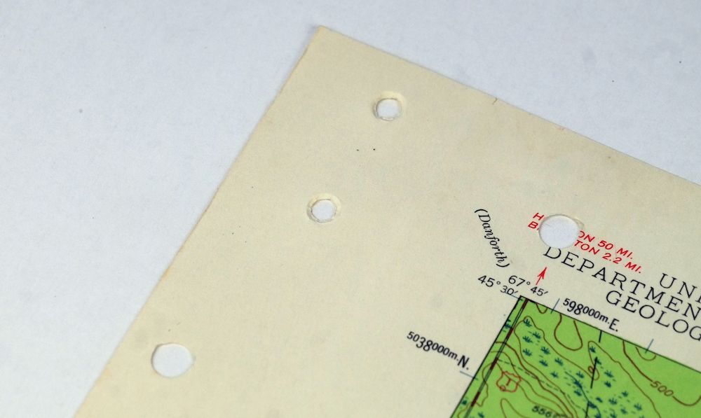Waite Maine Topsfield USGS 15-Min Topo Map 1959 Vintage - Image 4