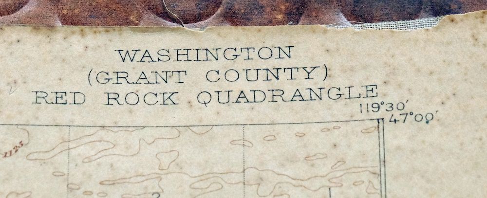 Red Rock Washington Royal City Smyrna USGS Topo Map 1911 - Image 4