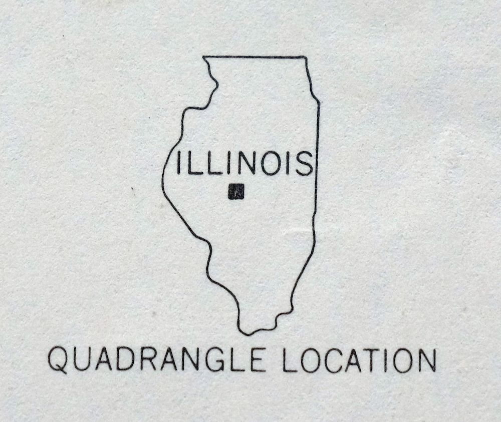 Springfield East Illinois Sherman USGS Topo Map 1973 Vintage - Image 4