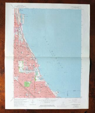 Jackson Park Illinois Chicago USGS Topo Map 1973 Vintage