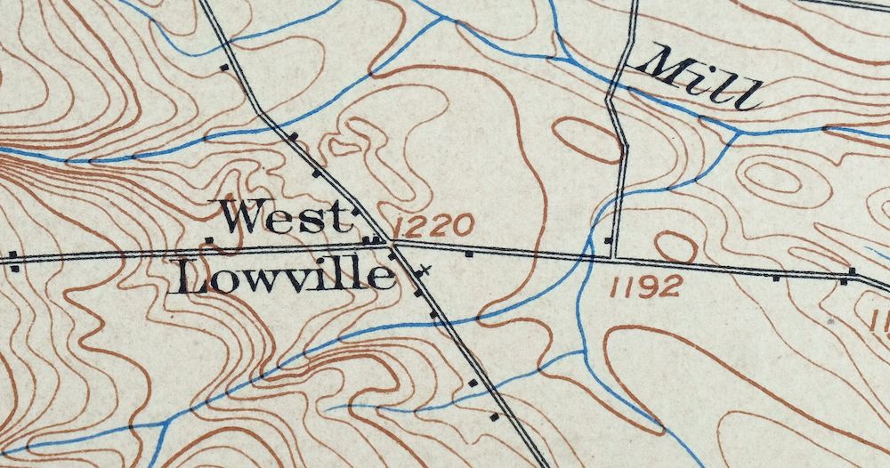 Carthage New York Lowville West Carthage USGS Topo Map 1904 - Image 3