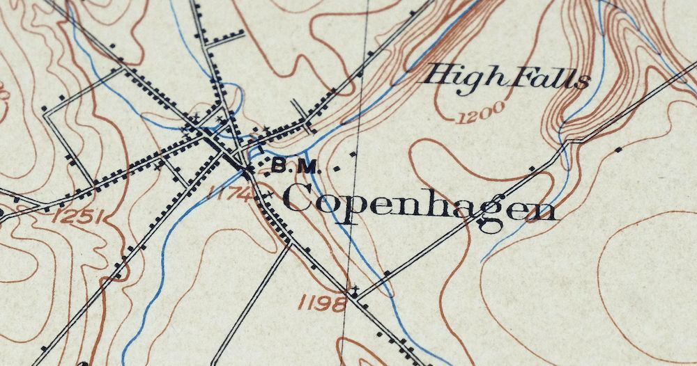 Carthage New York Lowville West Carthage USGS Topo Map 1904 - Image 4
