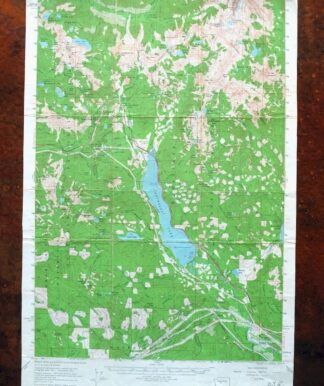 Snoqualmie Pass Washington Hyak USGS Topographic Map 1965