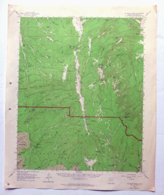 De Motte Park Arizona USGS 15-Min Topo Map 1964 Vintage