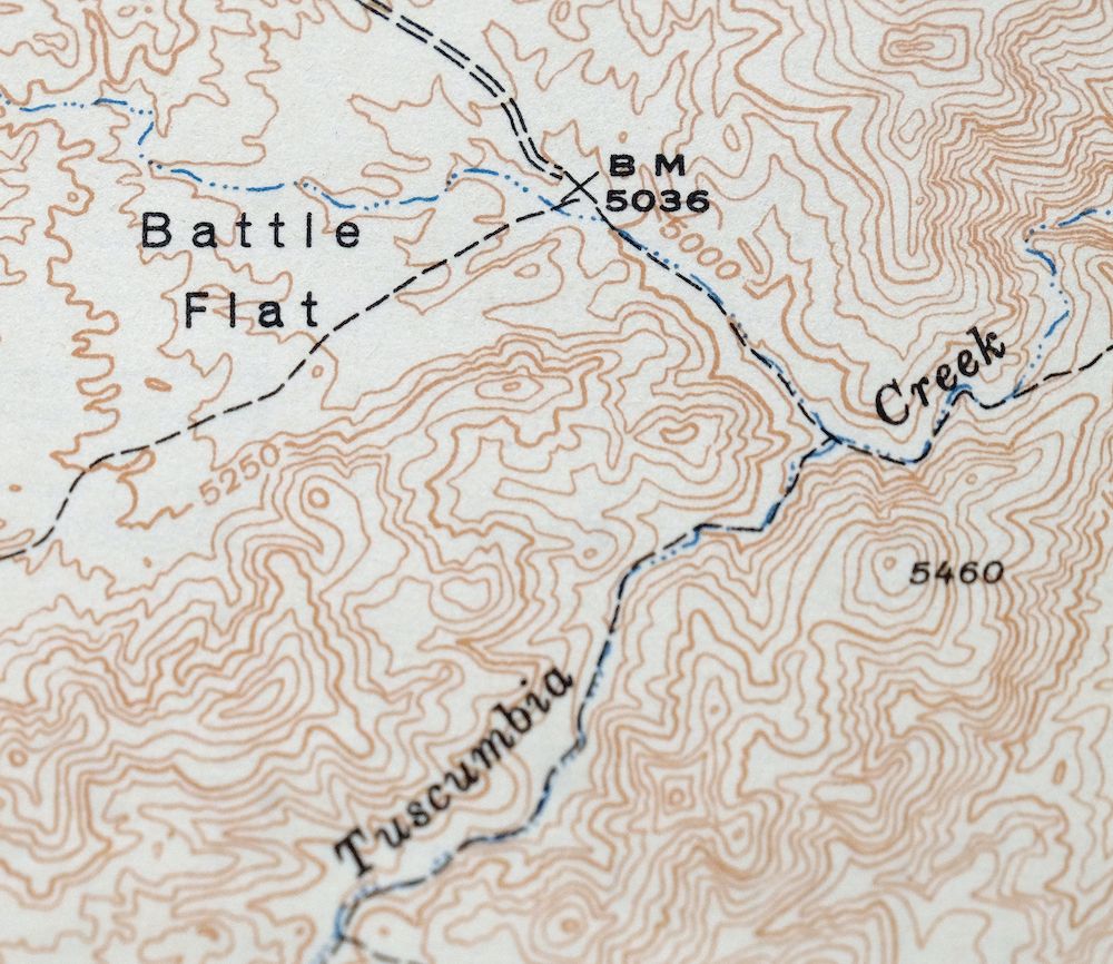 Mount Union Arizona Prescott NF Mayer USGS Topo Map 1949 - Image 2
