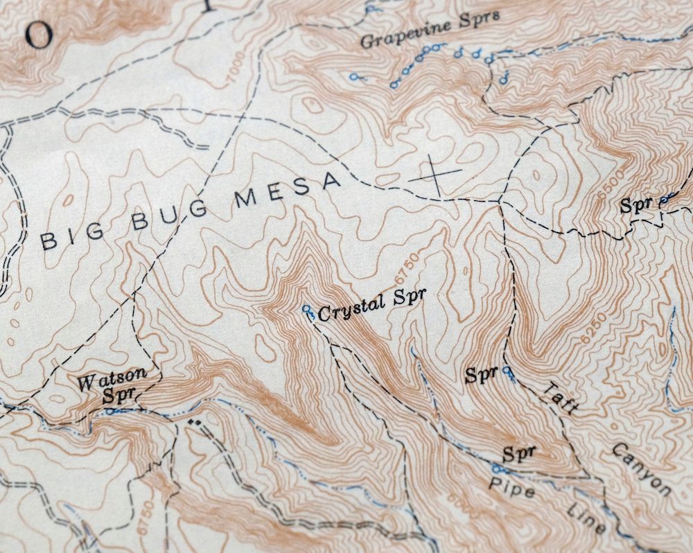 Mount Union Arizona Prescott NF Mayer USGS Topo Map 1949 - Image 4