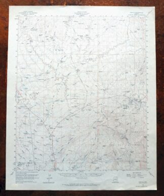 Oracle Arizona Catalina USGS 15-Min Topo Map 1964 Vintage
